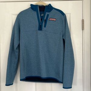 Boy’s Vineyard Vines Harbor Fleece Shep Shirt XL 18